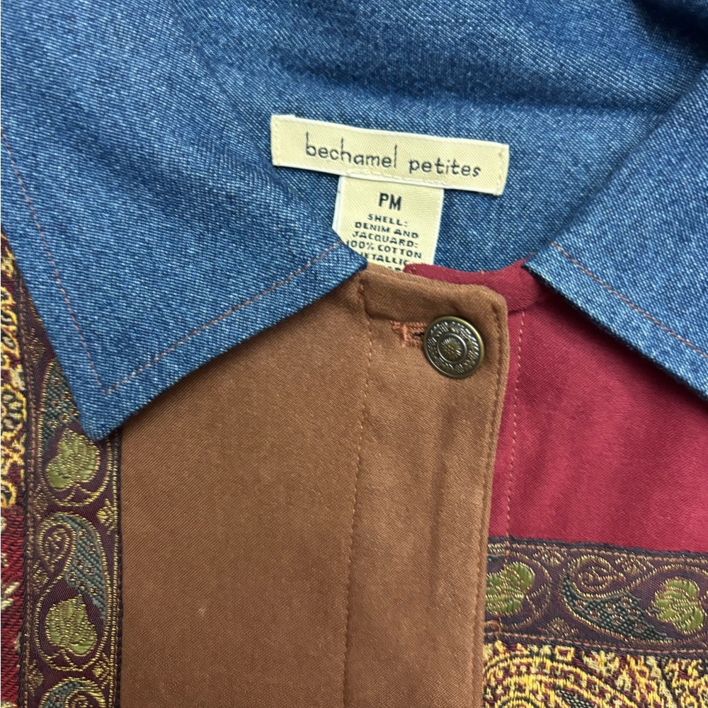 Bechamel Medium Petites Patchwork Denim Moleskin … - image 8